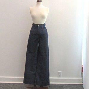 Triarchy Ms Onassis V High Rise Wide Leg Jean Size 24 (UK) or Size XS(US)